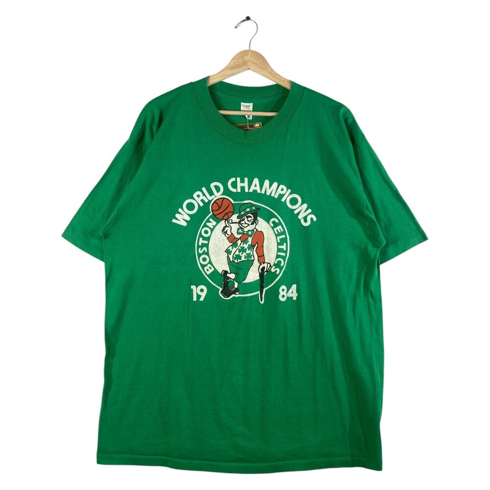 Vintage Boston Celtics 1984 NBA World Champions T-Shirt XL
